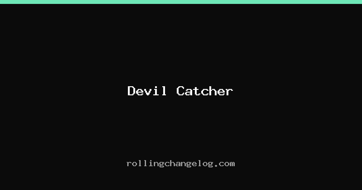 Devil Catcher cover