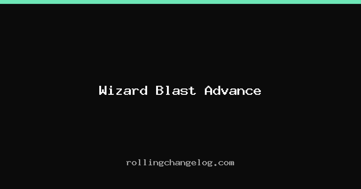 Wizard Blast Advance cover