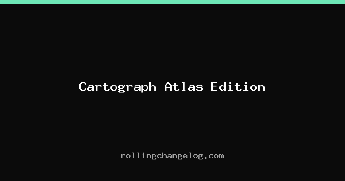 Cartograph Atlas Edition cover