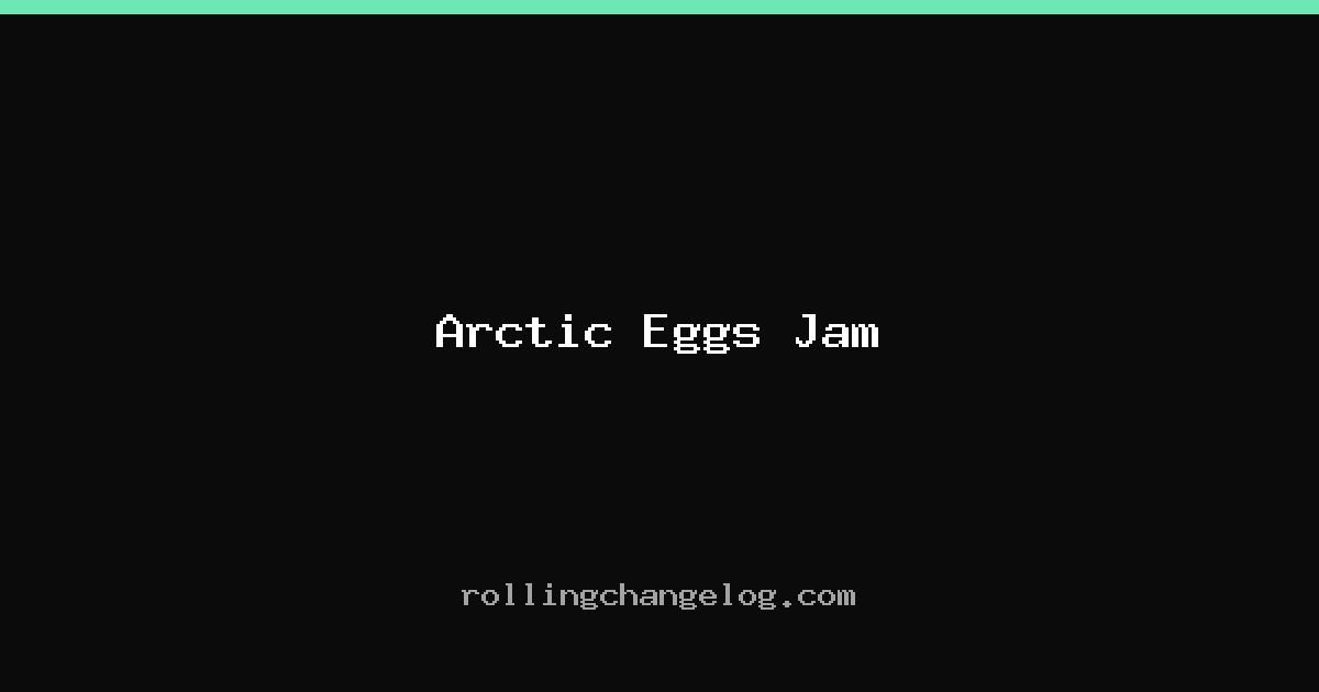 Arctic Eggs Jam cover