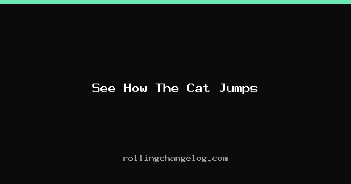 See How The Cat Jumps cover