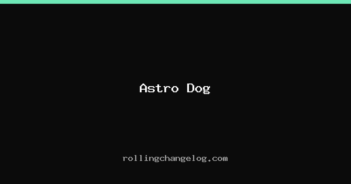 Astro Dog cover