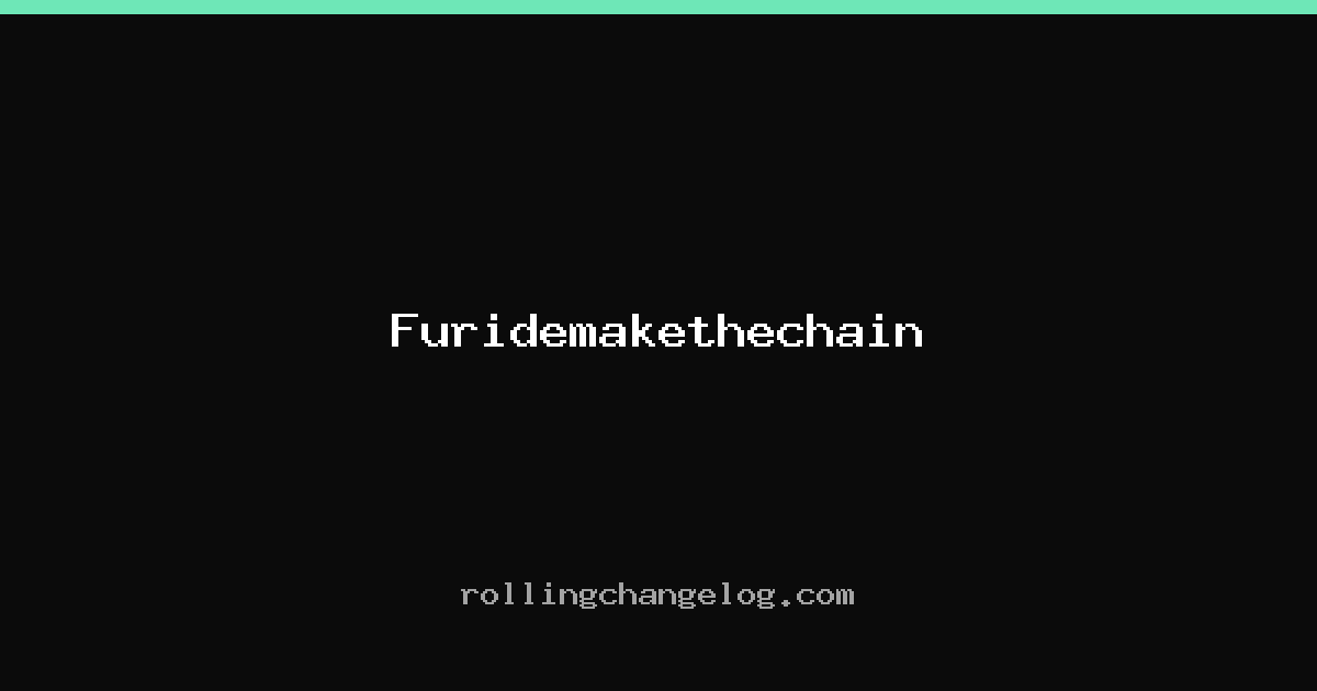 Furidemakethechain cover