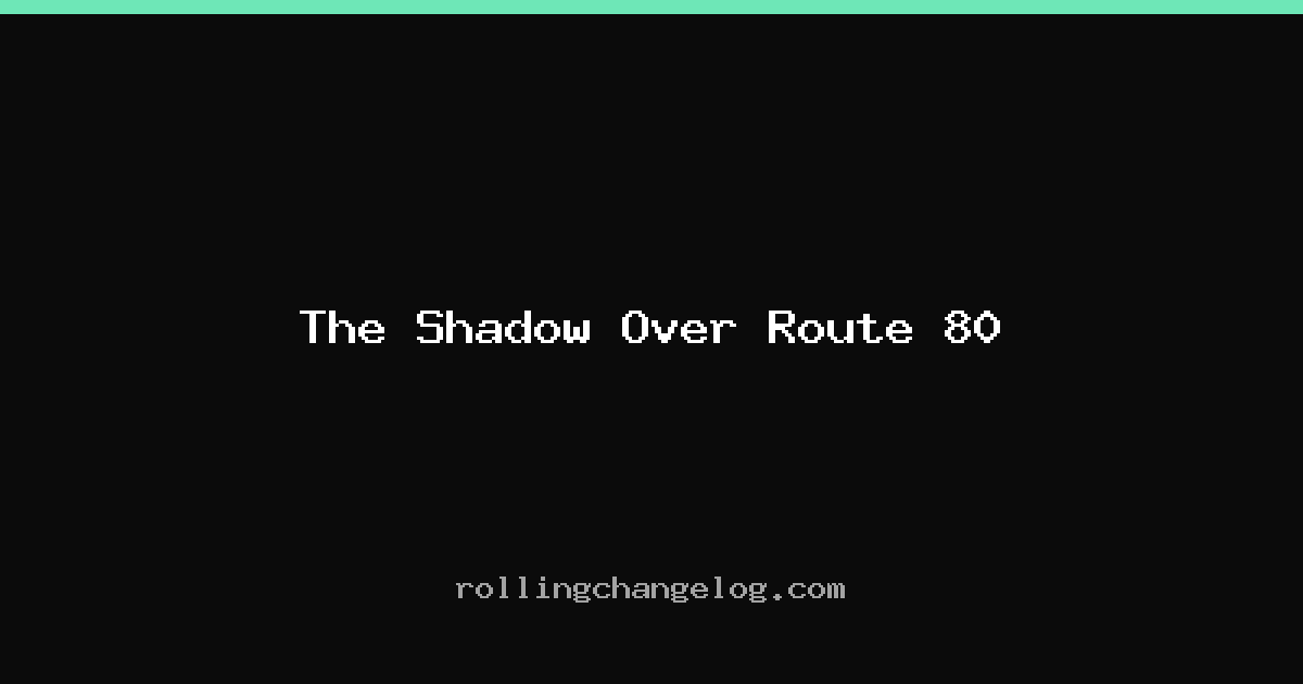 The Shadow Over Route 80 cover