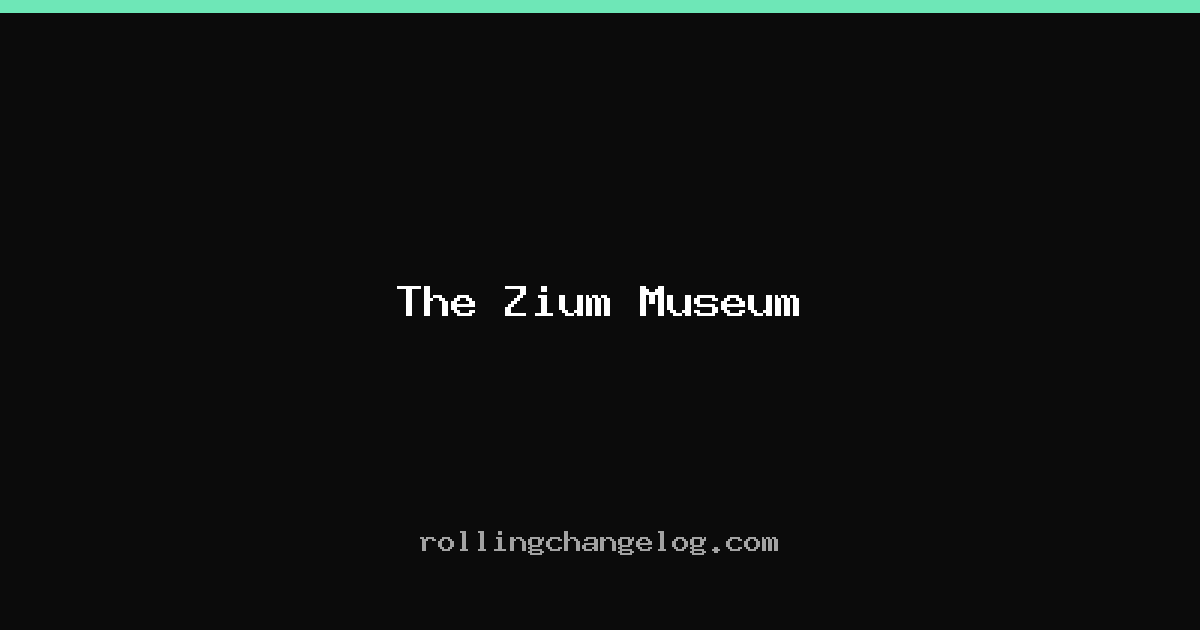 The Zium Museum cover