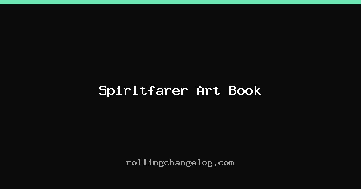 Spiritfarer Art Book cover