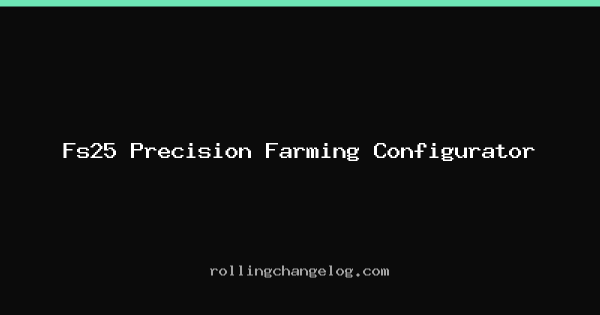 Fs25 Precision Farming Configurator cover