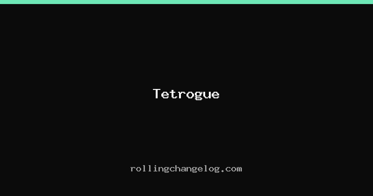 Tetrogue cover
