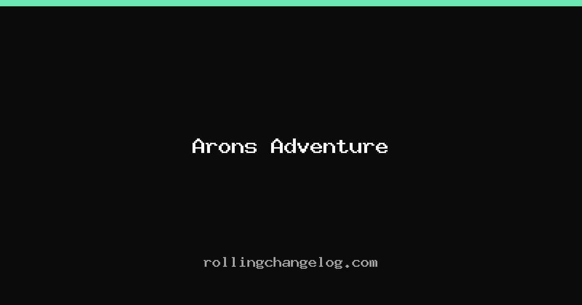 Arons Adventure cover