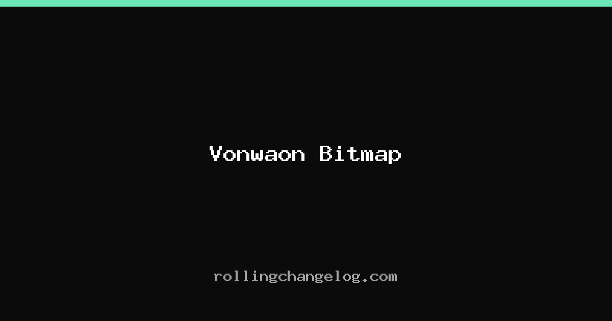 Vonwaon Bitmap cover