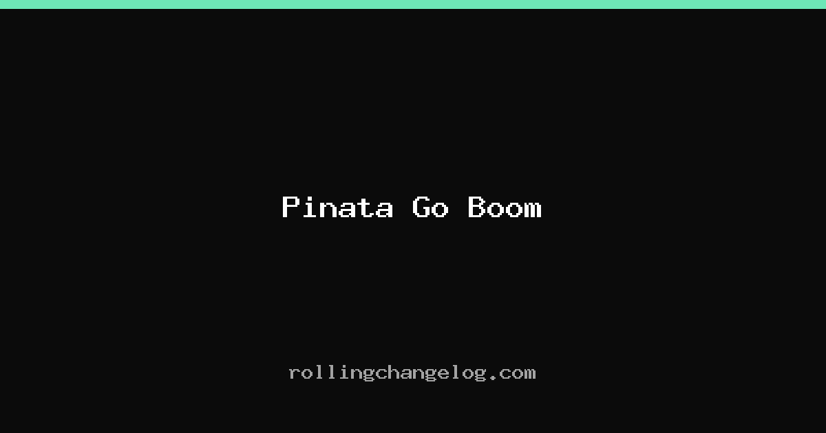 Pinata Go Boom cover