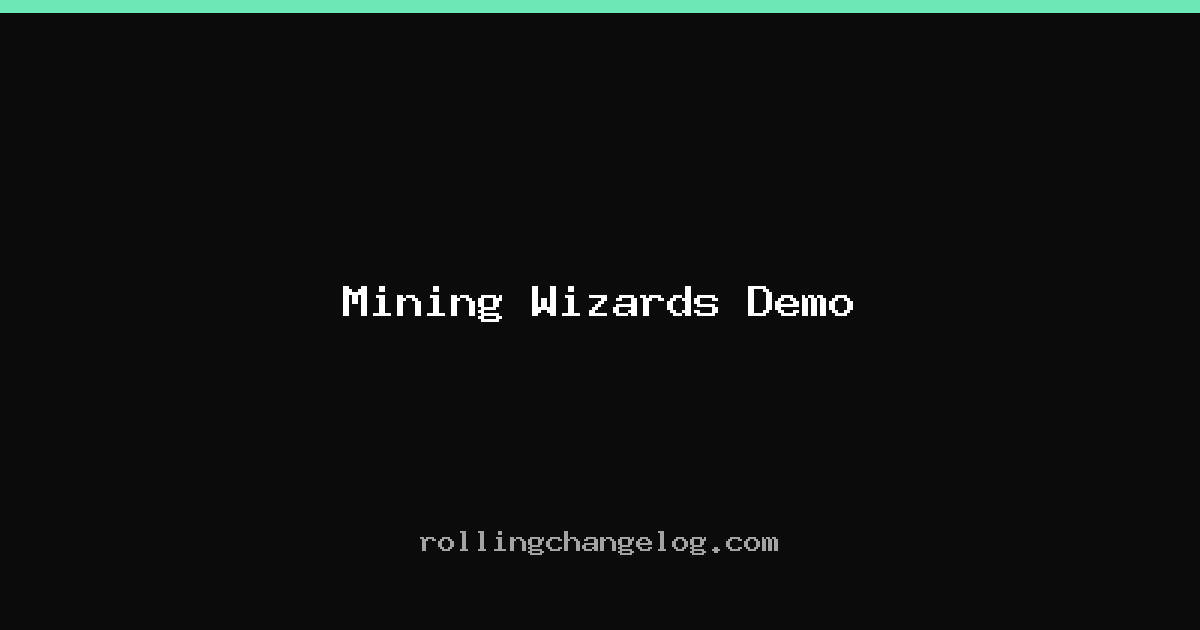 Mining Wizards Demo cover