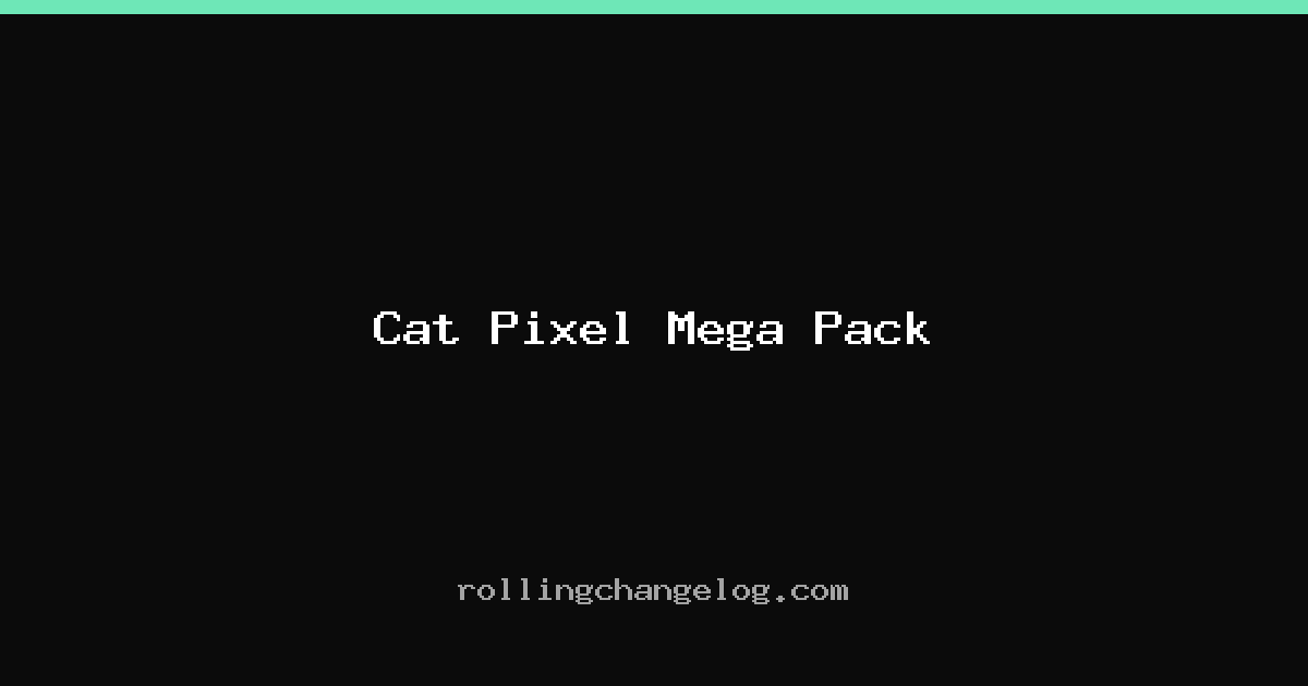 Cat Pixel Mega Pack cover