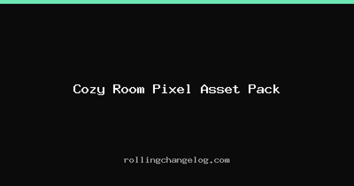 Cozy Room Pixel Asset Pack cover