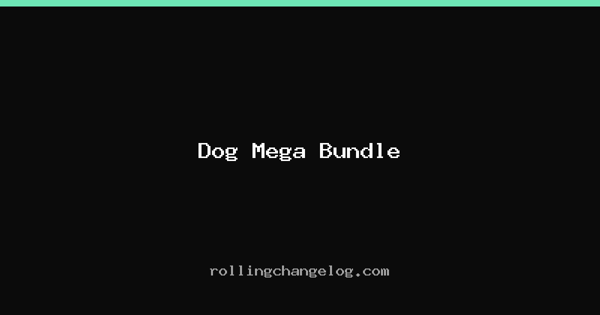 Dog Mega Bundle cover
