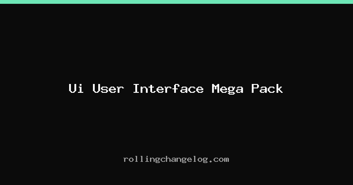 Ui User Interface Mega Pack cover