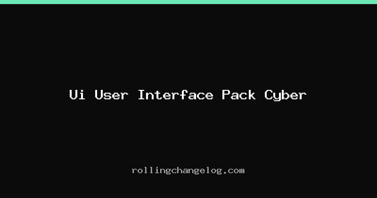 Ui User Interface Pack Cyber cover