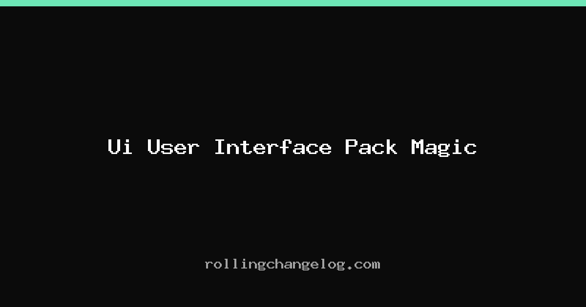 Ui User Interface Pack Magic cover