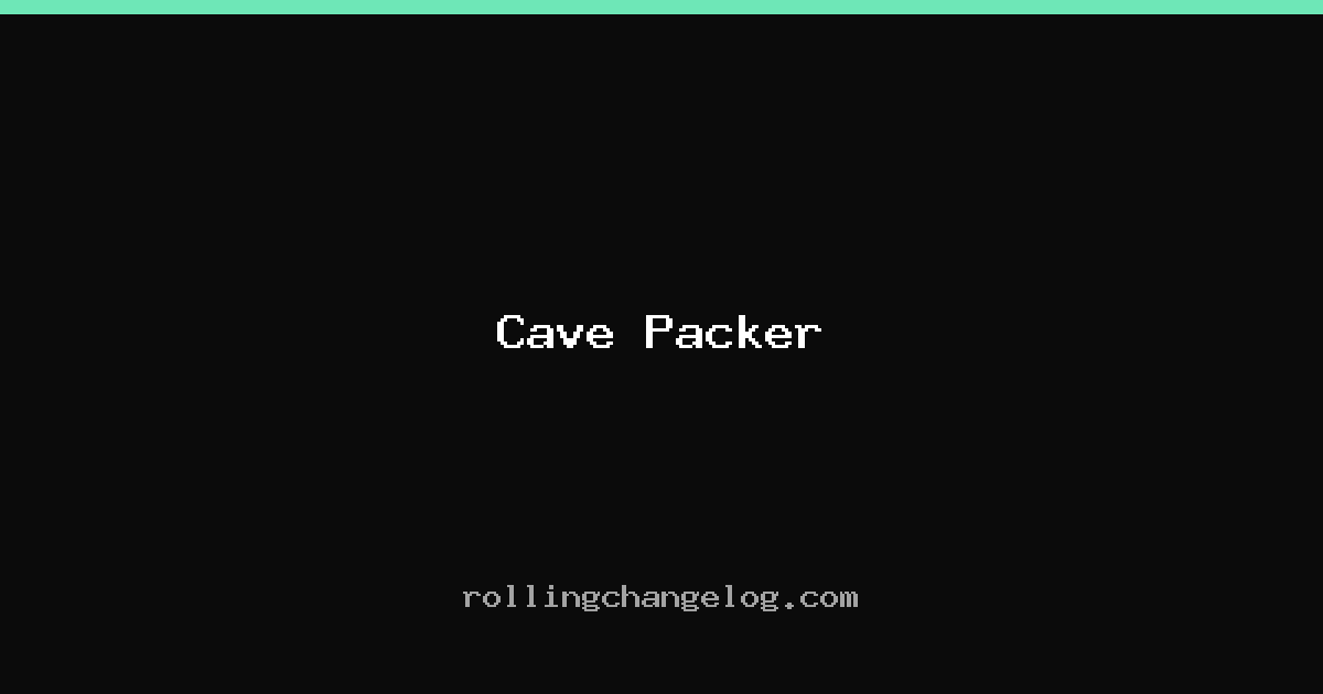 Cave Packer cover