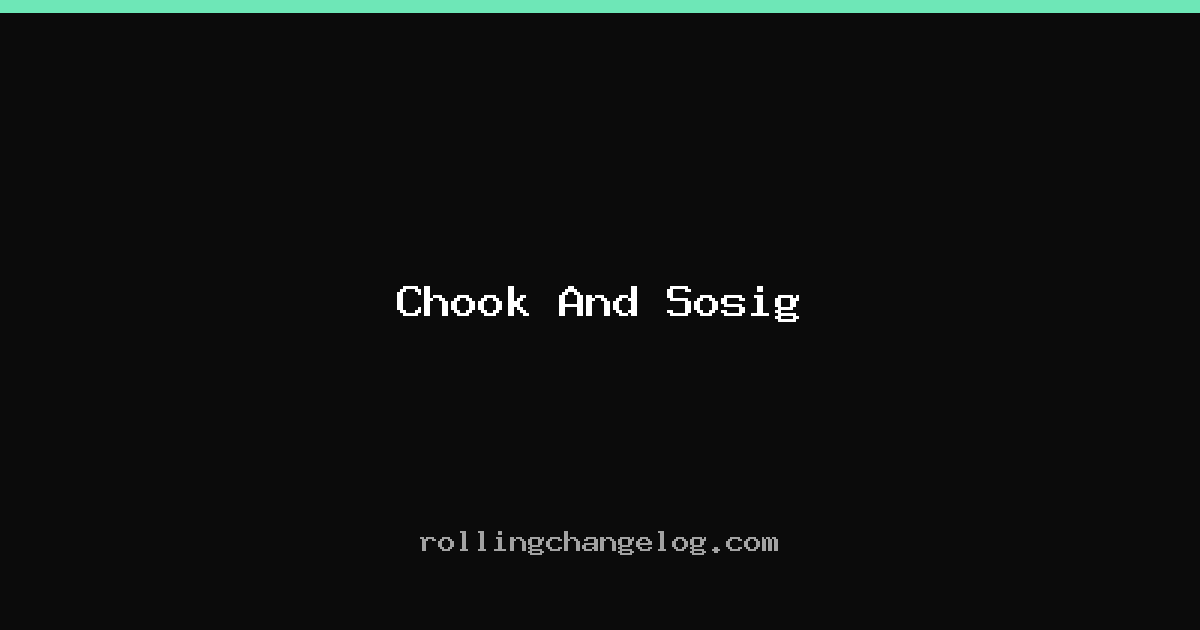 Chook And Sosig cover