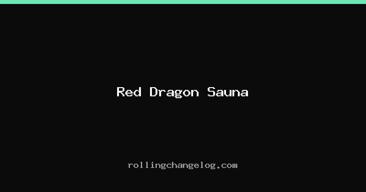 Red Dragon Sauna cover