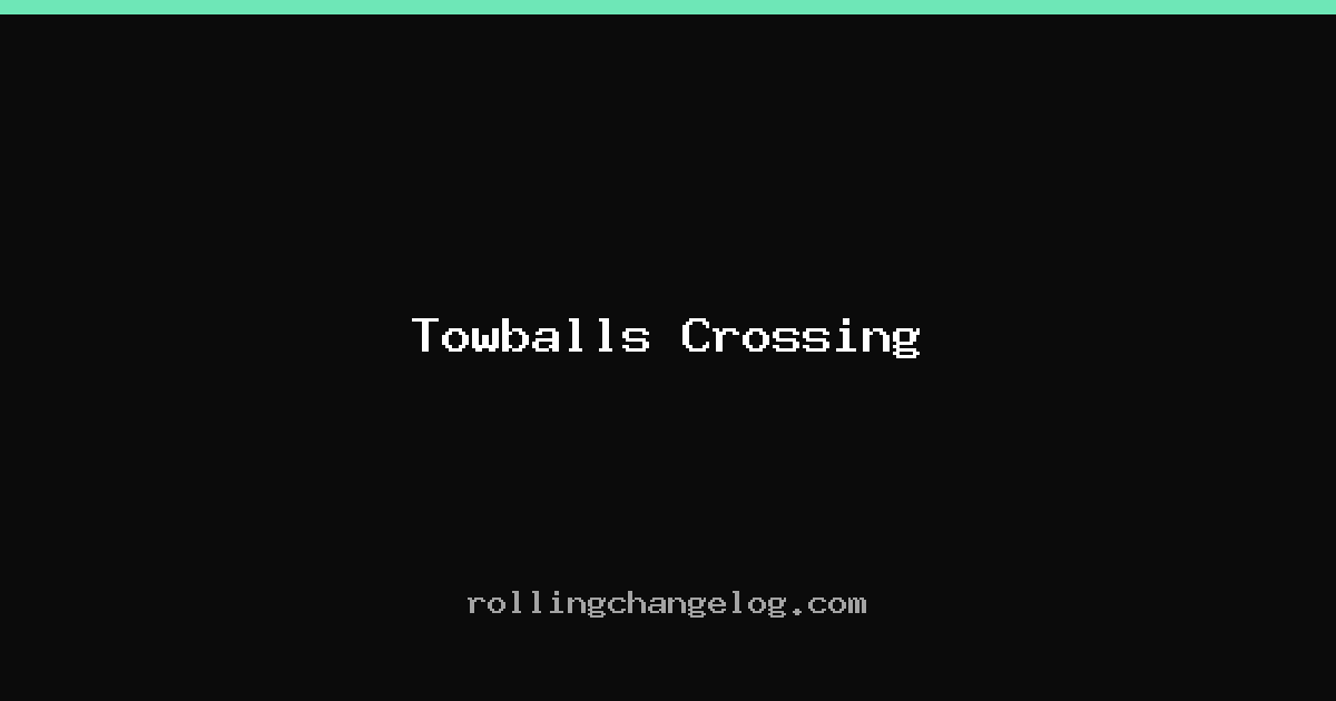 Towballs Crossing cover
