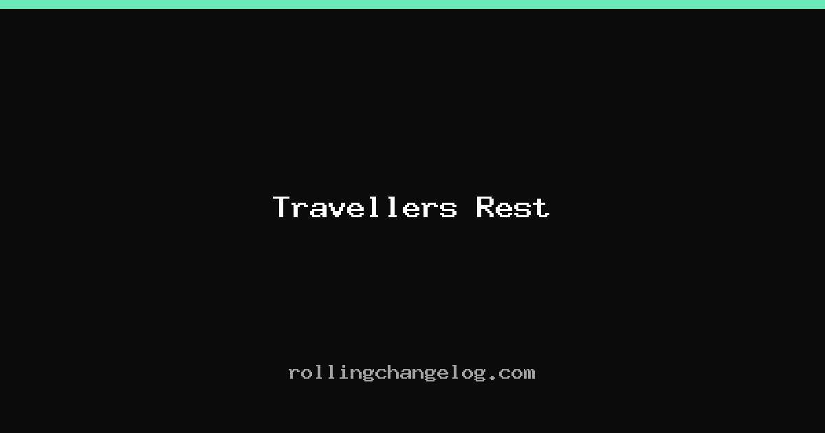 Travellers Rest cover