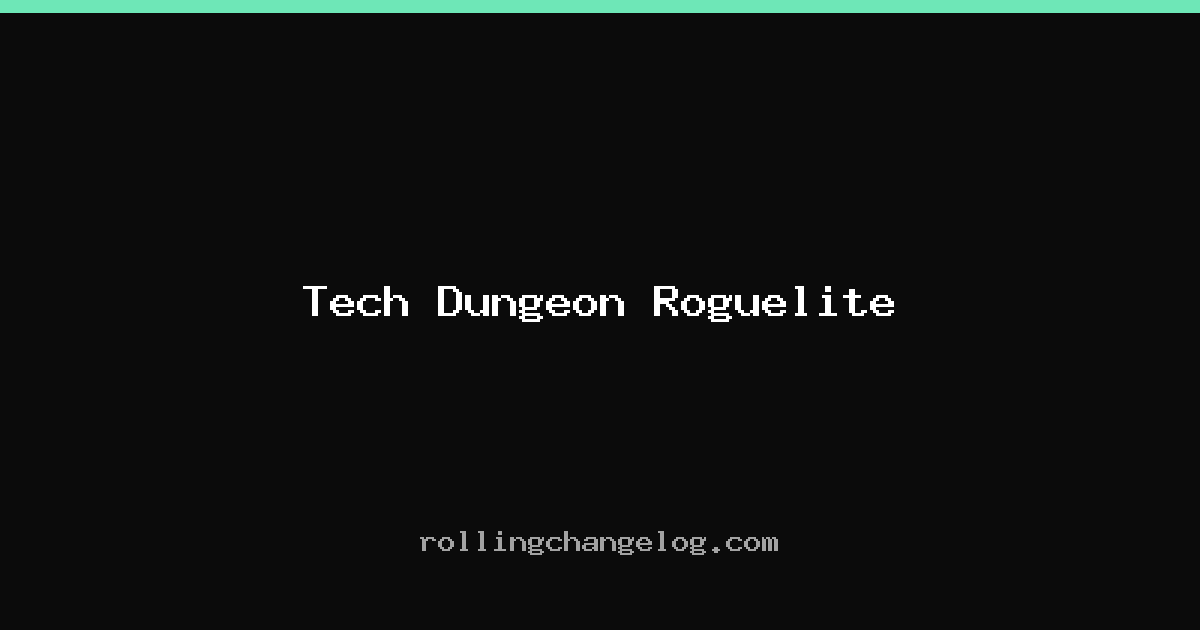 Tech Dungeon Roguelite cover