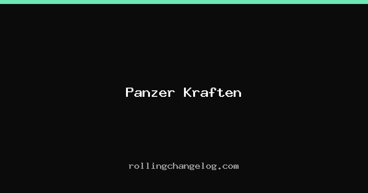Panzer Kraften cover