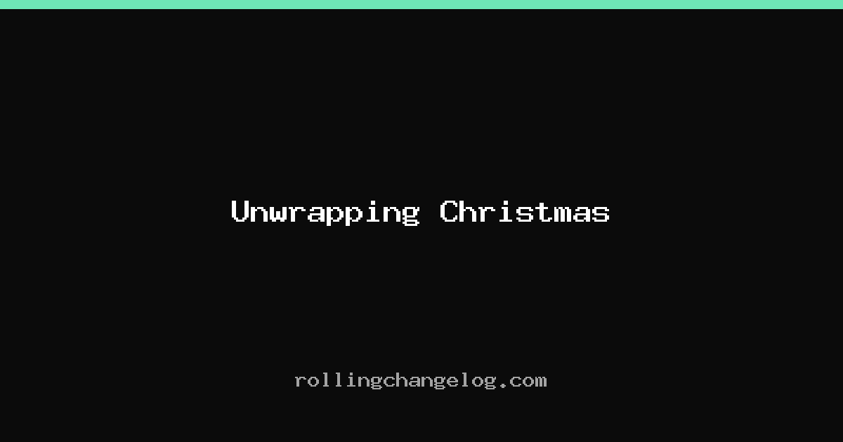 Unwrapping Christmas cover