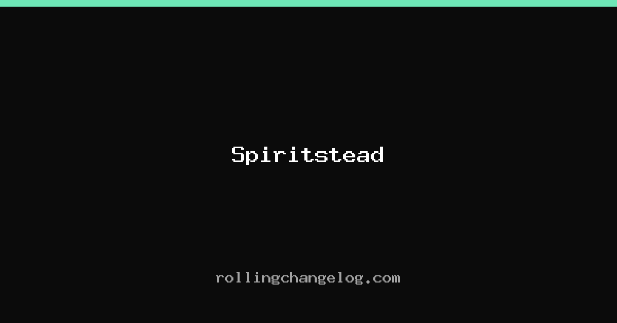 Spiritstead cover