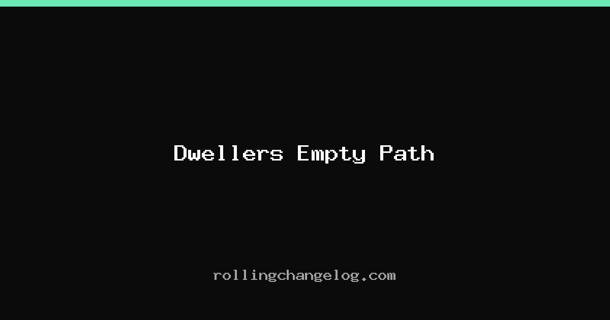 Dwellers Empty Path cover