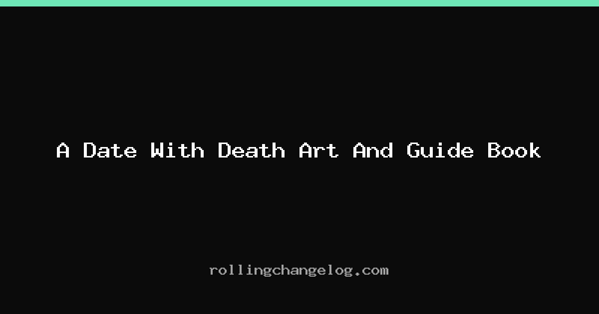 A Date With Death Art And Guide Book cover