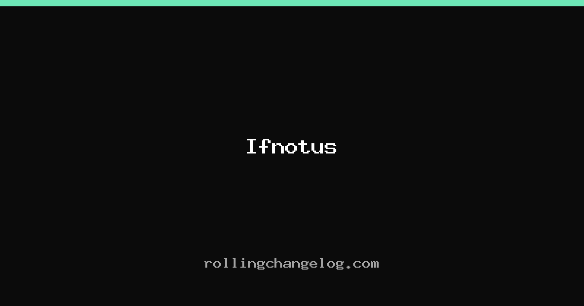 Ifnotus cover