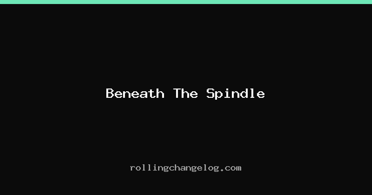 Beneath The Spindle cover
