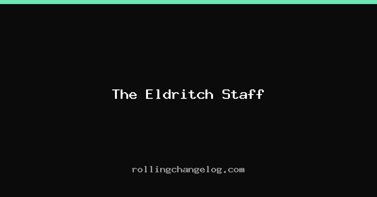 The Eldritch Staff cover