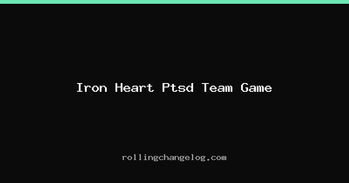 Iron Heart Ptsd Team Game cover