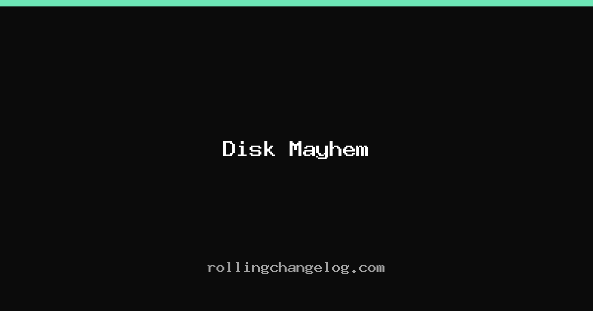 Disk Mayhem cover