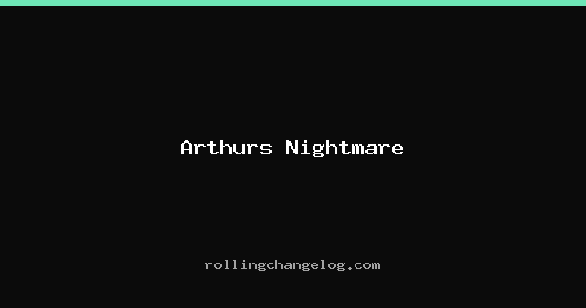 Arthurs Nightmare cover