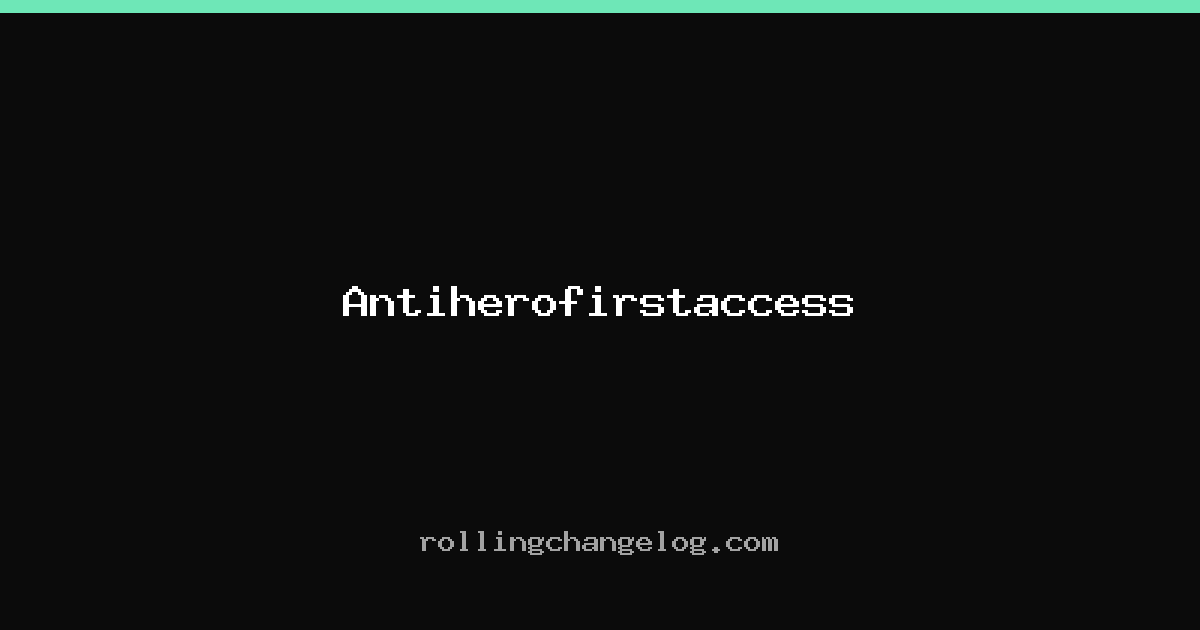 Antiherofirstaccess cover