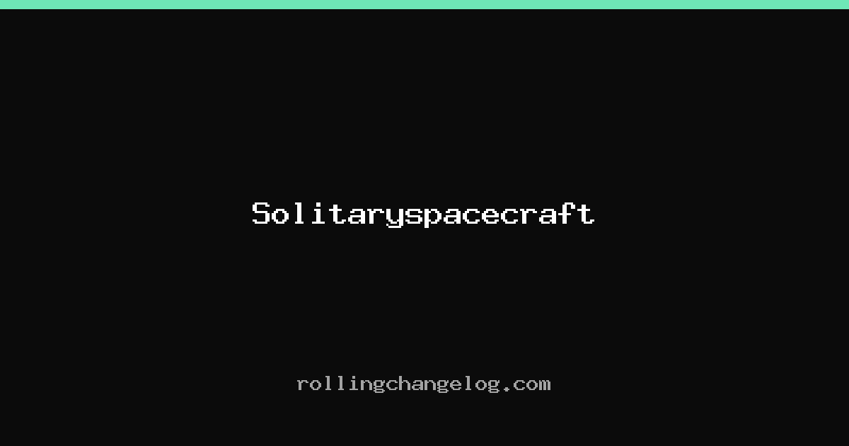 Solitaryspacecraft cover