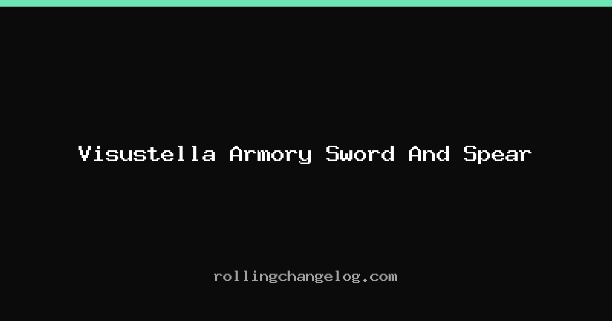 Visustella Armory Sword And Spear cover