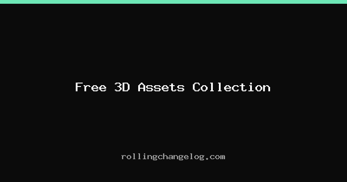 Free 3D Assets Collection cover