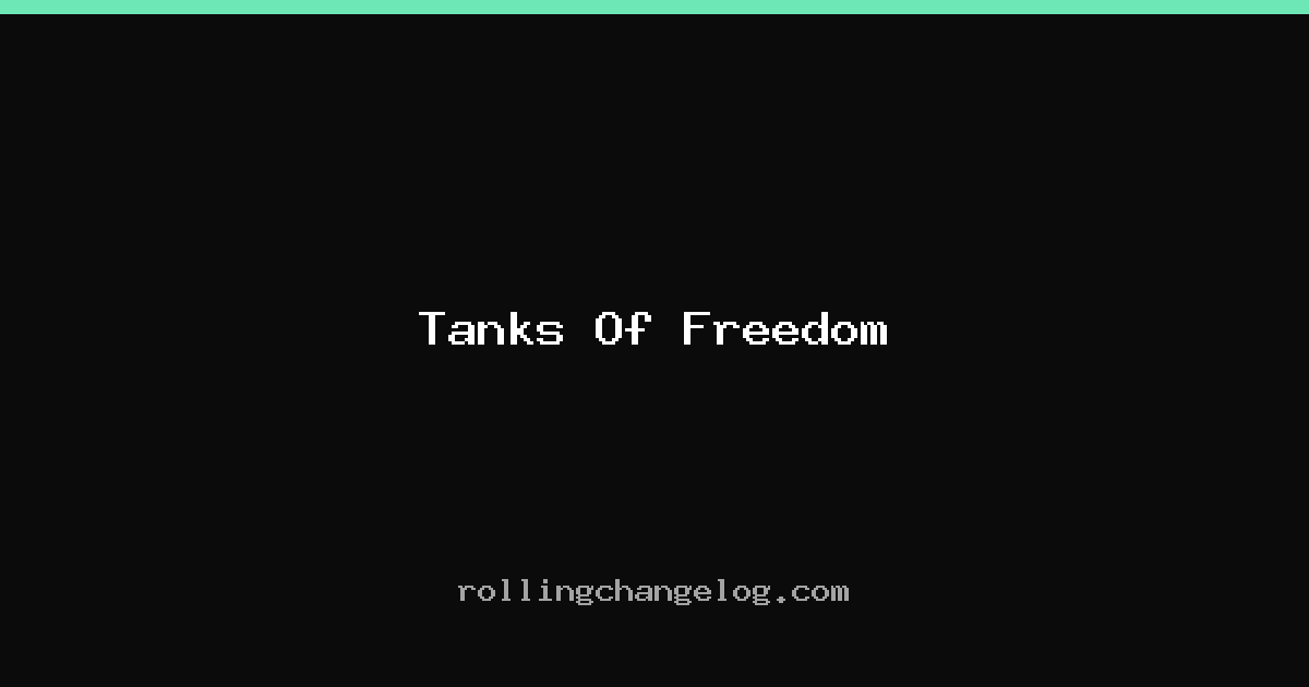 Tanks Of Freedom cover