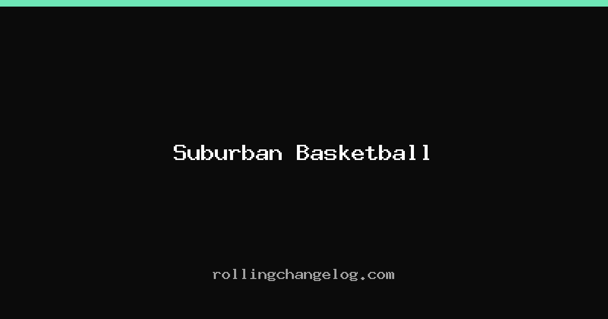 Suburban Basketball cover