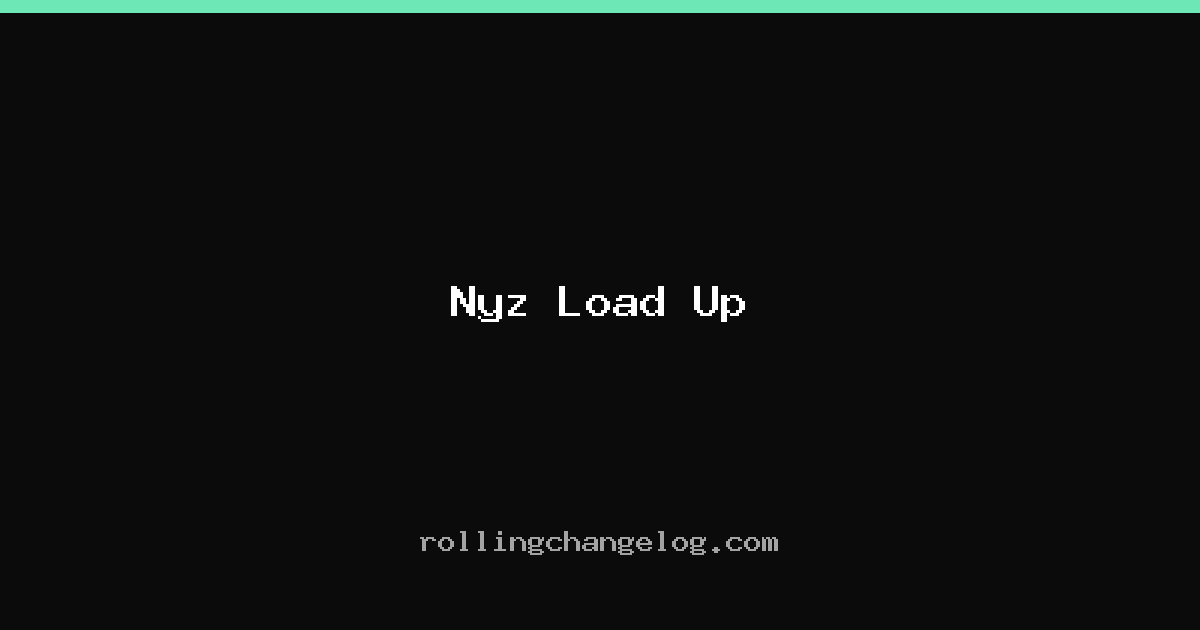 Nyz Load Up cover
