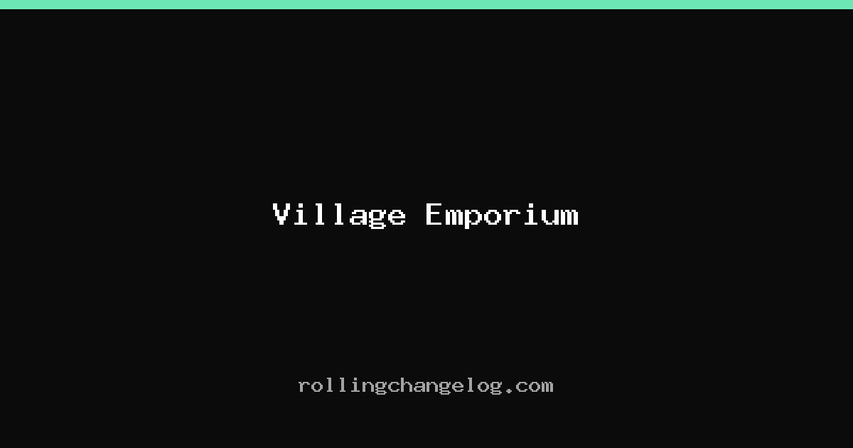 Village Emporium cover