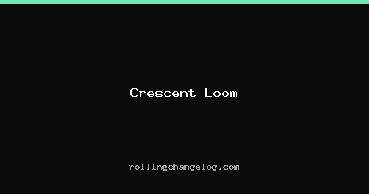 Crescent Loom cover