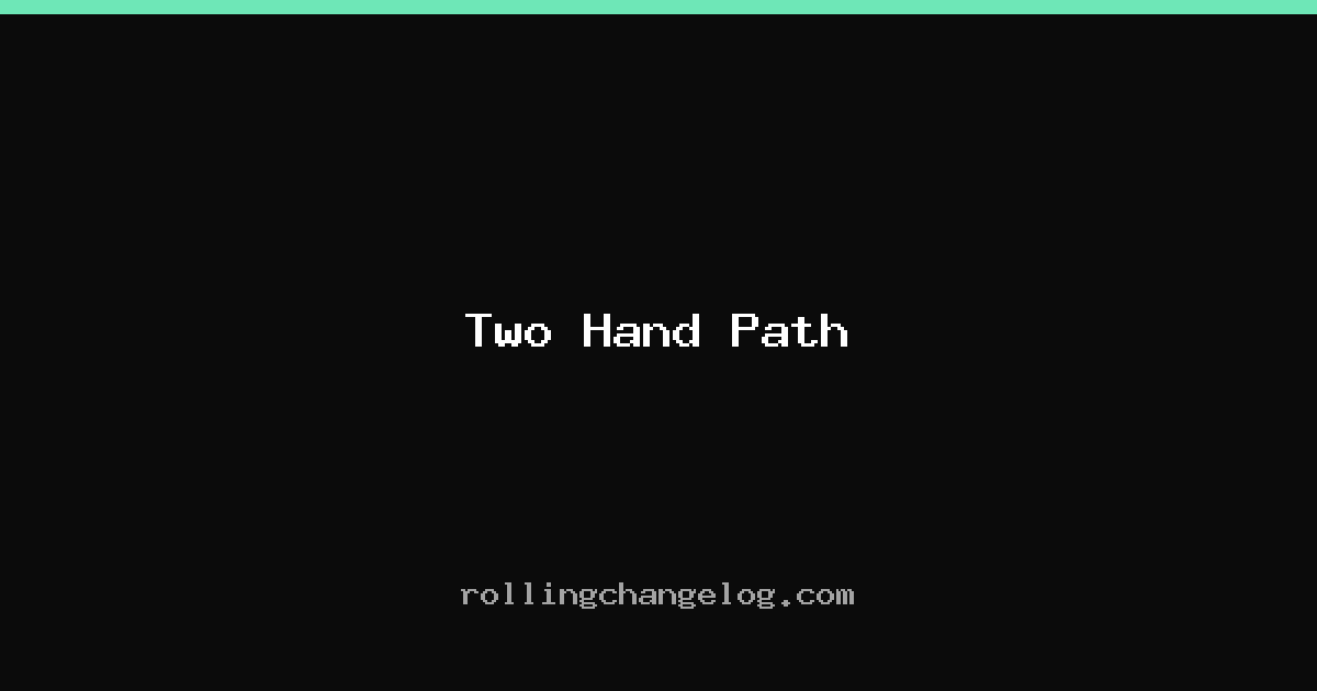 Two Hand Path cover