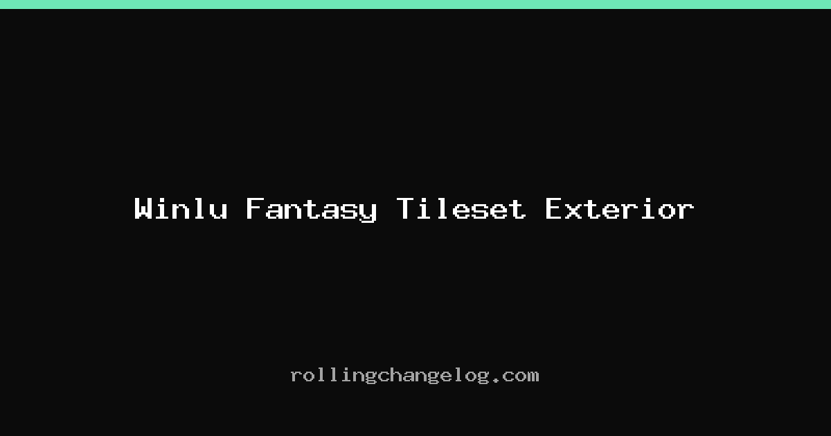 Winlu Fantasy Tileset Exterior cover